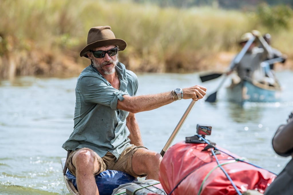 Steve Boyes and his crew spent five weeks travelling down the Cassai River by traditional dugout canoe to carry out detailed studies of its surrounding environment. Photo: The Wilderness Project/Jesse Manuel