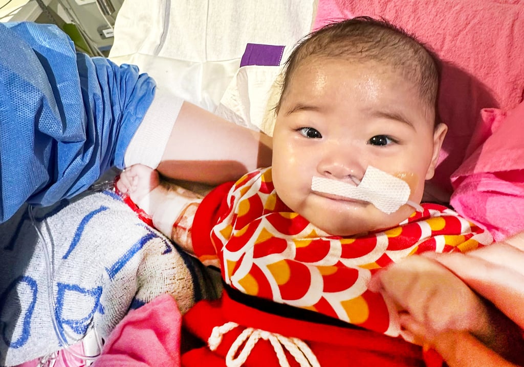 Whitney’s parents had first made a public appeal for a donor last October. In September, the baby was moved up to the top of the city’s heart transplant list. Photo: Handout Whitney’s parents had first made a public appeal for a donor last October. In September, the baby was moved up to the top of the city’s heart transplant list. Photo: Handout