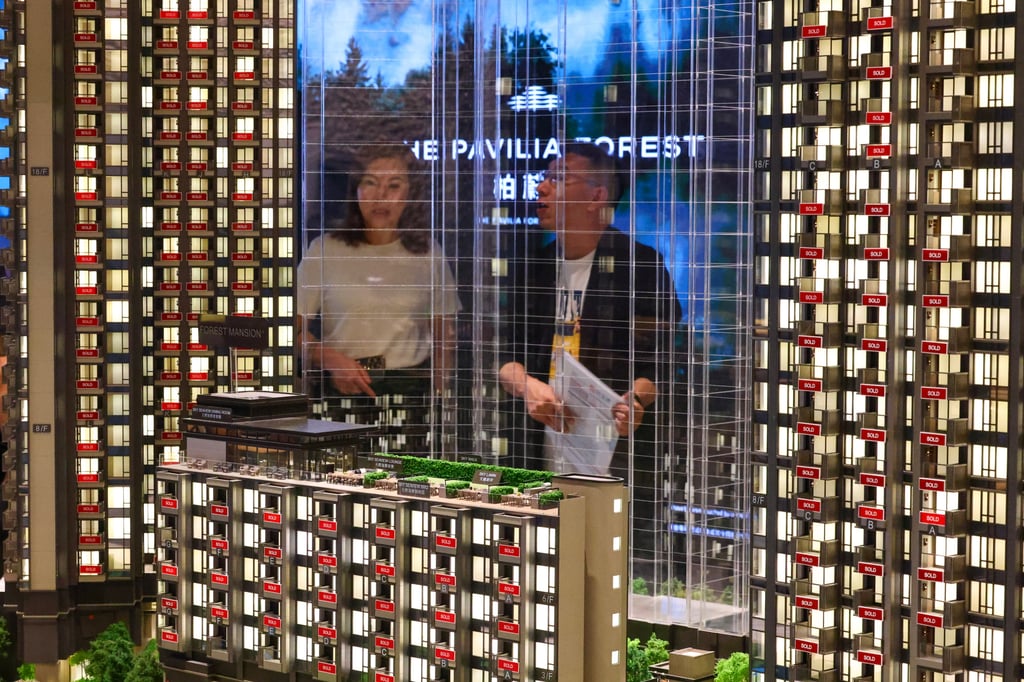 The Pavilia Forest sales office in Kowloon Bay, November 2, 2024. Photo: Dickson Lee