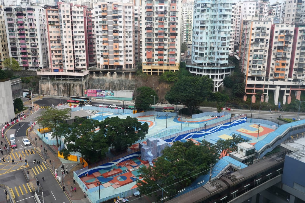 In the next few months, the space will be used for underground pipeline diversion works. Photo: Sam Tsang