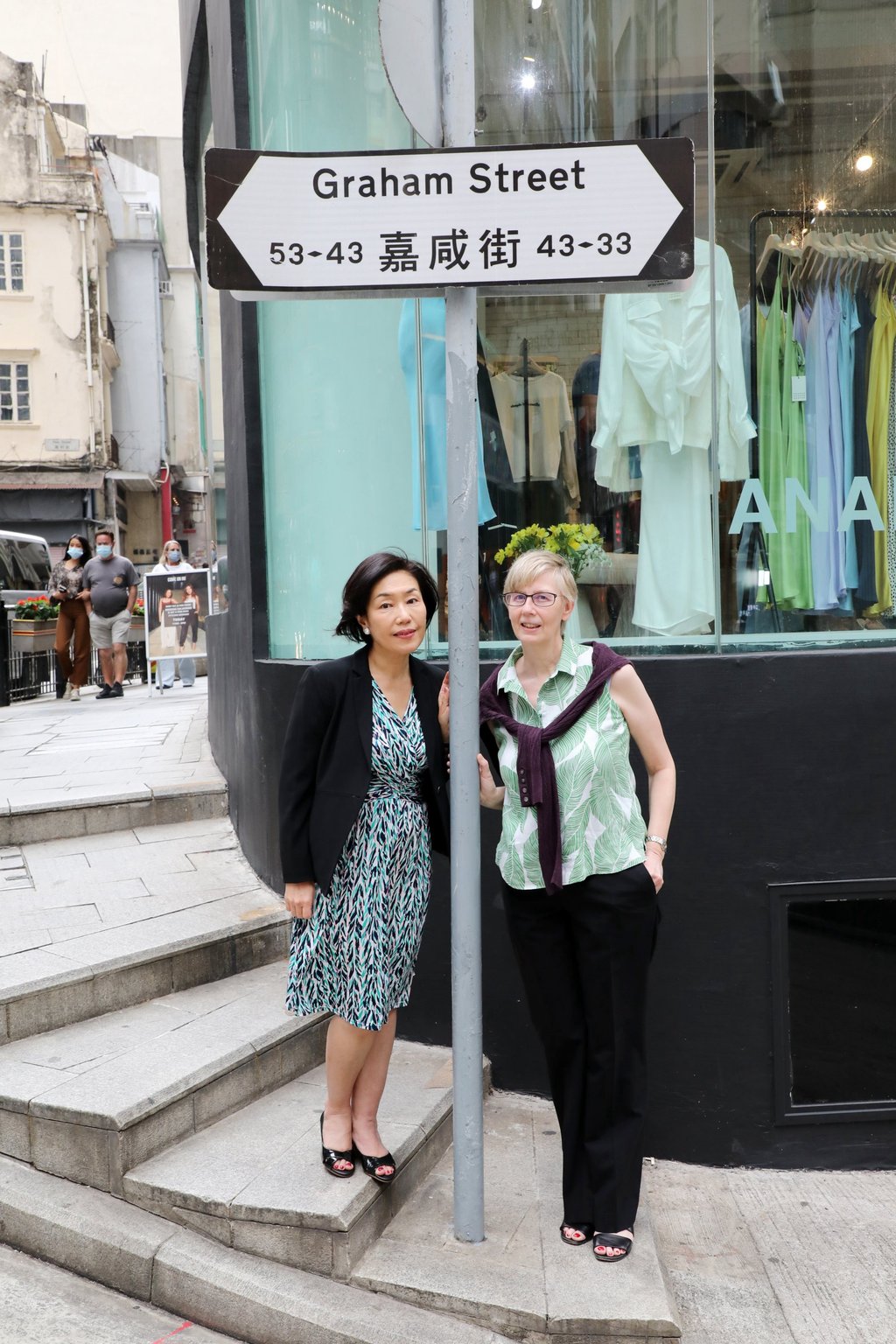 Yoshiko Nakano and Georgina Challen. Photo: CK Lee Yoshiko Nakano and Georgina Challen. Photo: CK Lee