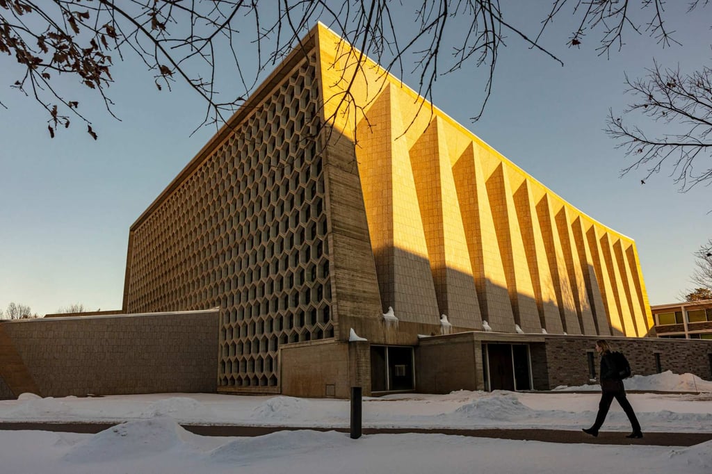 St John’s Abbey is considered a modernist masterpiece. Photo: AFP