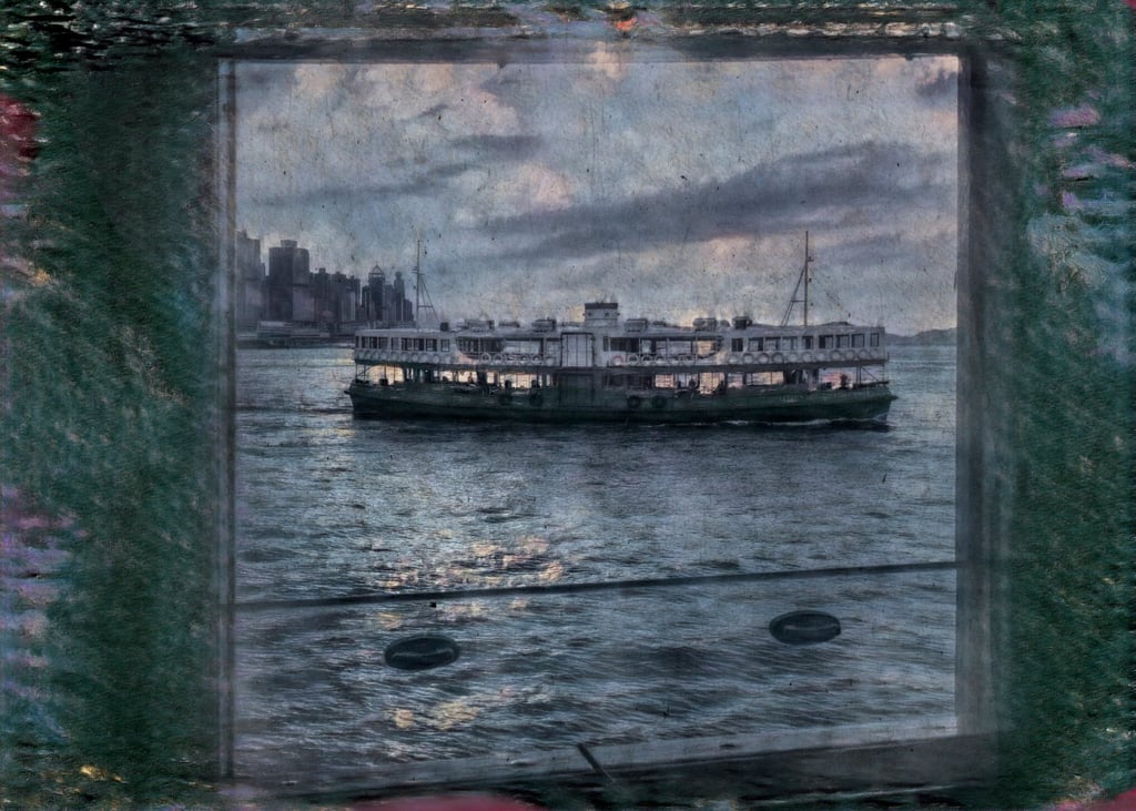 Detail from “Watching the world go by through a ferry’s window, July 2018”, from Palani Mohan’s Star Ferry photo series. Photo: Palani Mohan Detail from “Watching the world go by through a ferry’s window, July 2018”, from Palani Mohan’s Star Ferry photo series. Photo: Palani Mohan
