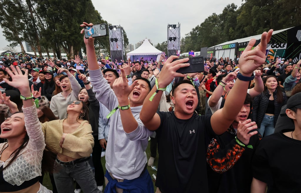 Spectators enjoy a concert during last year’s LIV Golf tournament in Hong Kong. Photo: Dickson Lee Spectators enjoy a concert during last year’s LIV Golf tournament in Hong Kong. Photo: Dickson Lee