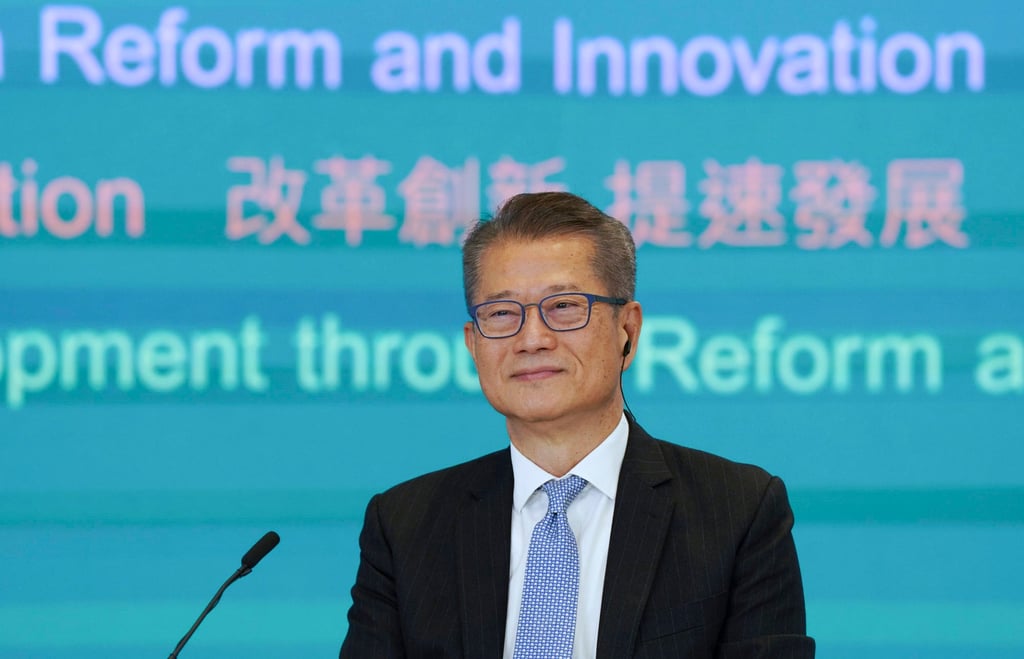 Hong Kong Financial Secretary Paul Chan Mo-po’s budget measures included a pledge to transform the city into a hub for international exchange and cooperation for artificial intelligence. Photo: Elson Li