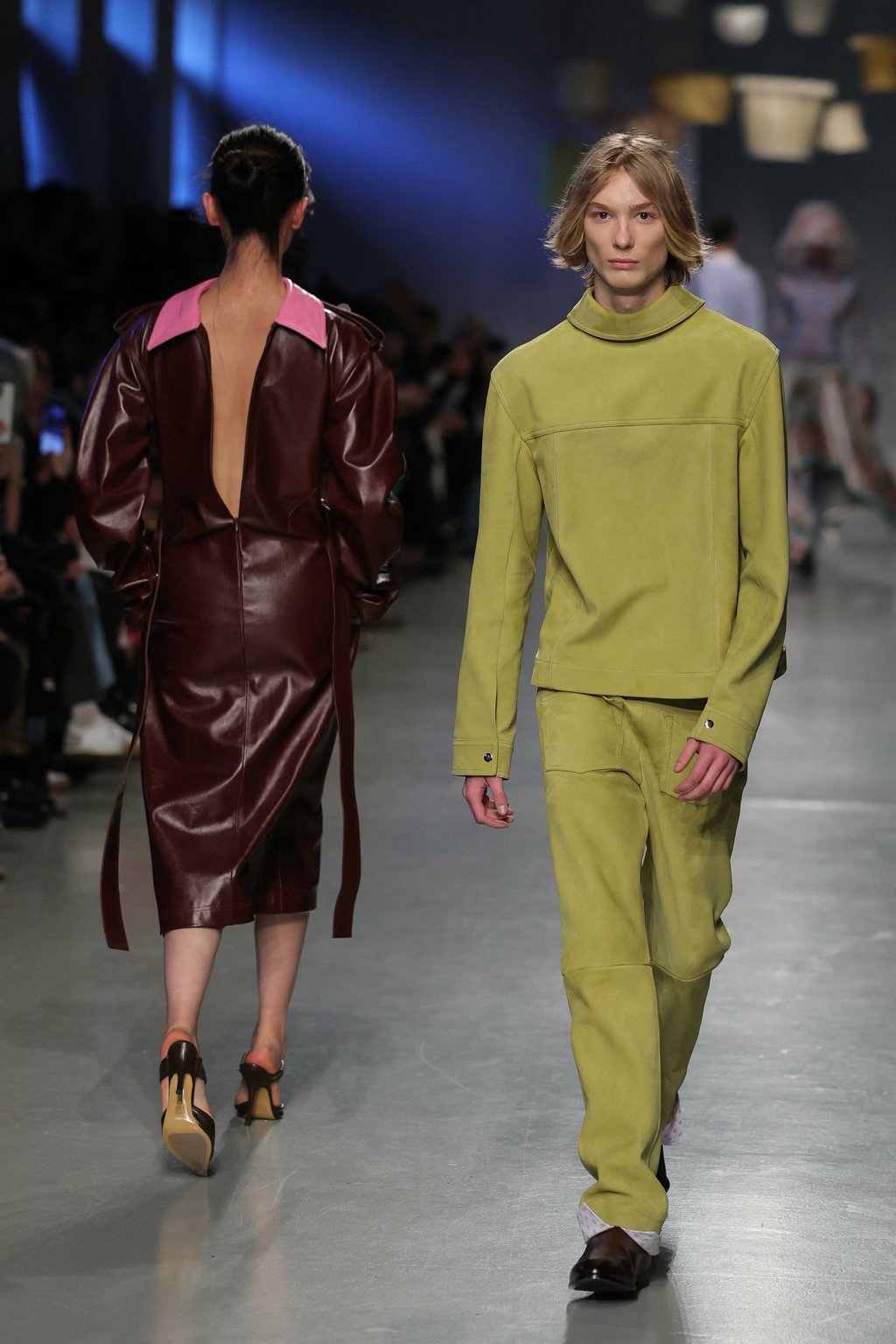 Back-to-front outfits at Zomer during Paris Fashion Week. Photo: AFP