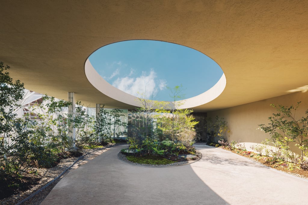 The sculpture garden at Cartier’s Women’s Pavilion for Expo 2025 in Osaka. Photo: Handout
