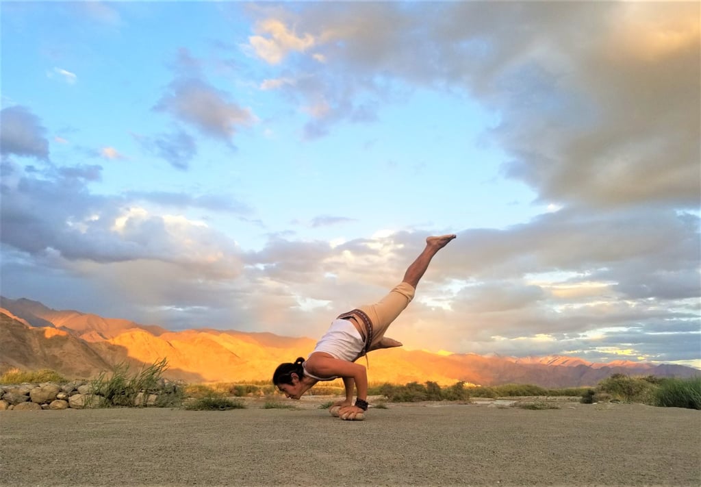 Yoga workshops are being held at the India Festival in Hong Kong, albeit against backgrounds very different to this one. Photo: courtesy India Festival