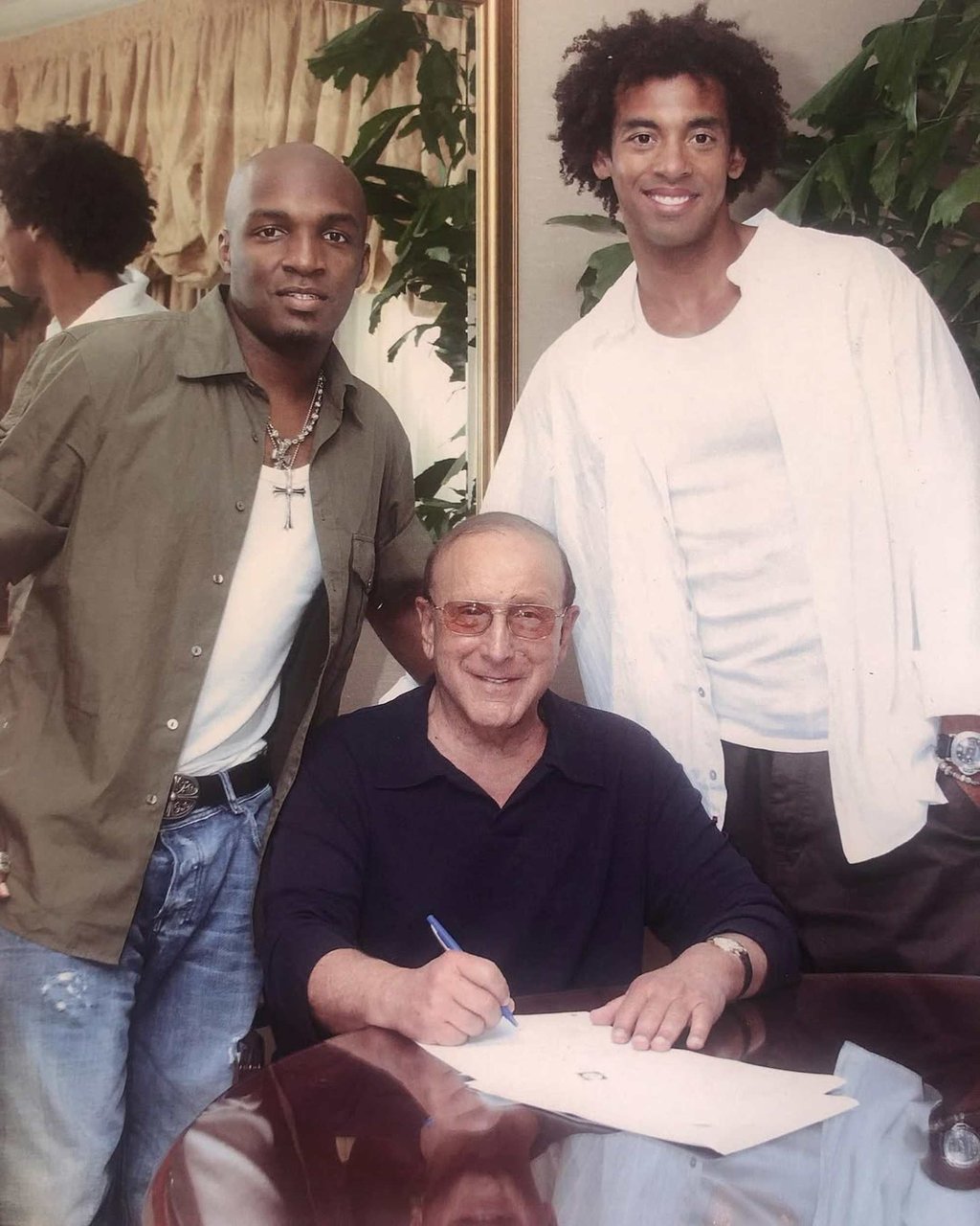 Damon Thomas (left) and Harvey Mason Jr (right) were behind the production duo The Underdogs. Photo: @kingdamon_18/Instagram Damon Thomas (left) and Harvey Mason Jr (right) were behind the production duo The Underdogs. Photo: @kingdamon_18/Instagram