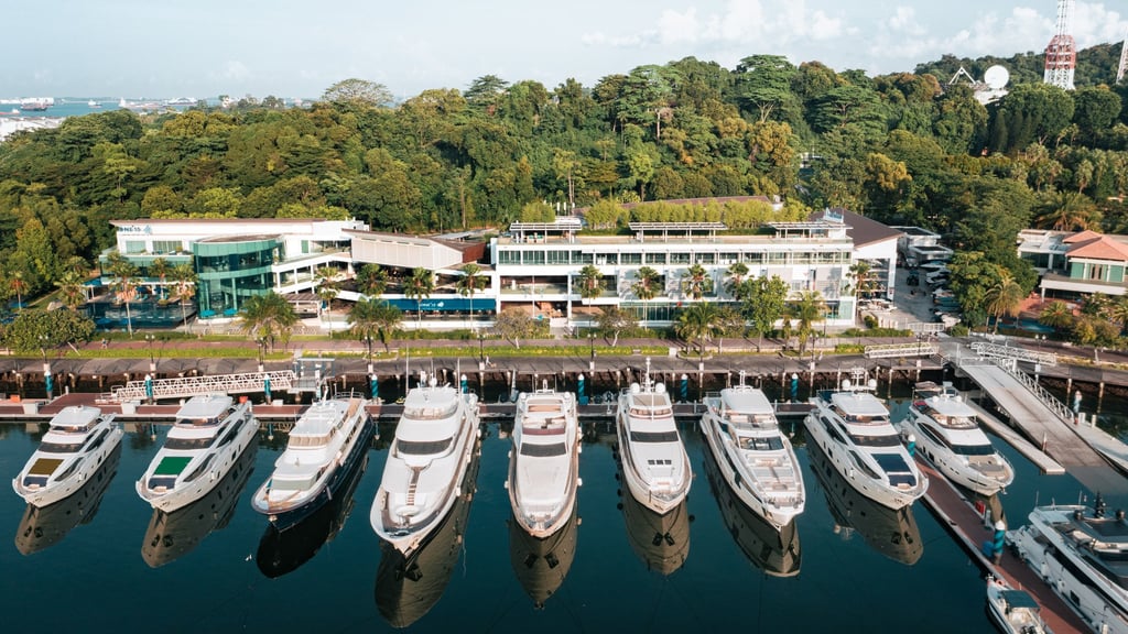 ONE°15 Marina Club on Singapore’s Sentosa island is a full-service sailing haven. Photo: Handout