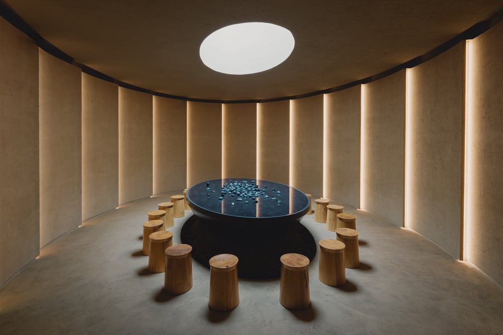 A place for meeting, inside Cartier’s Women’s Pavilion for Expo 2025 in Osaka. Photo: Handout