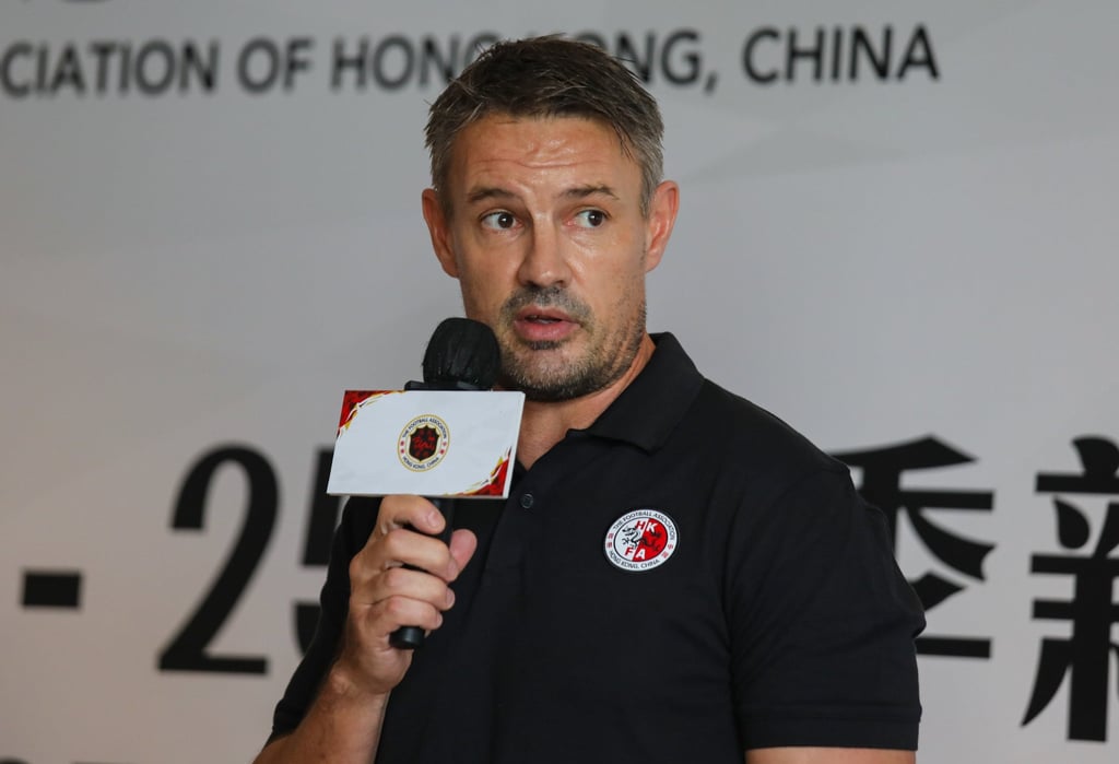 Ashley Westwood at his unveiling as incoming head coach last August. Photo: Xiaomei Chen Ashley Westwood at his unveiling as incoming head coach last August. Photo: Xiaomei Chen