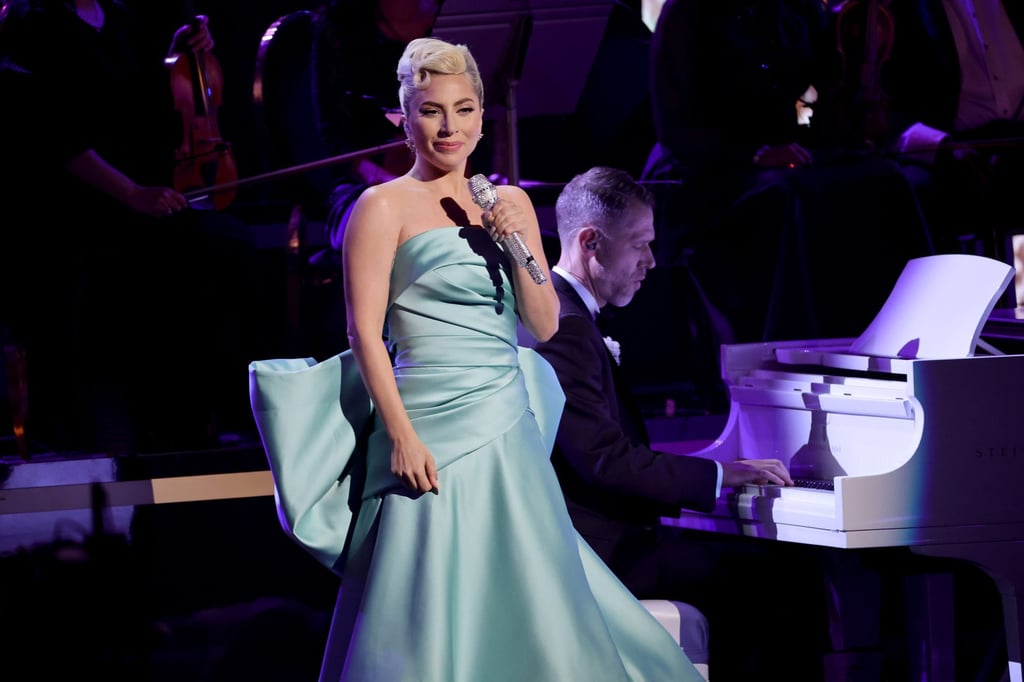 Lady Gaga performs during the 64th Annual Grammy Awards on April 3, 2022, in Las Vegas. Photo: TNS Lady Gaga performs during the 64th Annual Grammy Awards on April 3, 2022, in Las Vegas. Photo: TNS