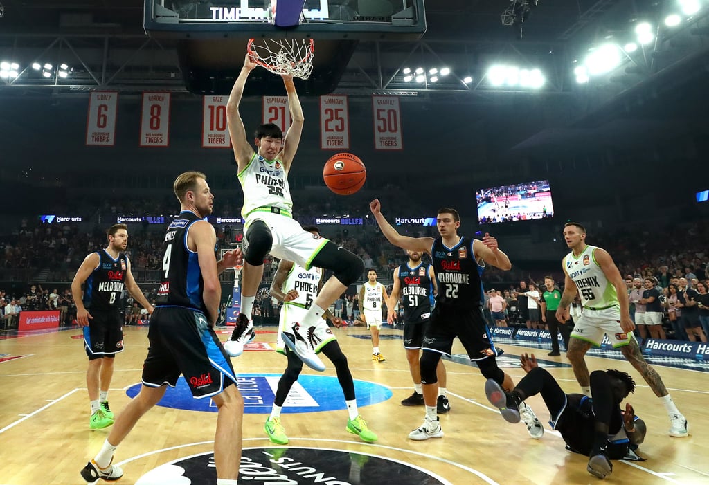 NBL match between Melbourne United and South East Melbourne Phoenix at Melbourne Park. Photo: Getty NBL match between Melbourne United and South East Melbourne Phoenix at Melbourne Park. Photo: Getty