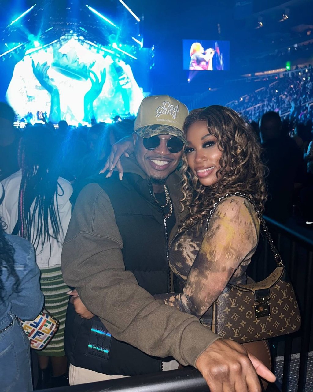 Ne-Yo and Bella, who is said to be his “main girlfriend”. Photo: @daddys_pretty_baby__/Instagram