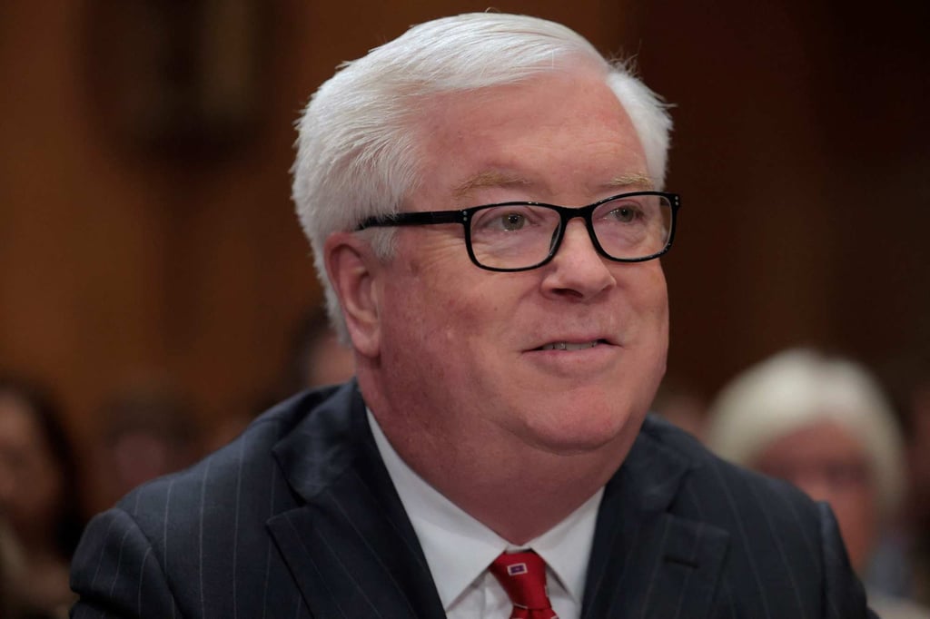 George Glass, US President Donald Trump’s nominee to be US ambassador to Japan, attends a nomination hearing on March 13 in Washington. Photo: AP George Glass, US President Donald Trump’s nominee to be US ambassador to Japan, attends a nomination hearing on March 13 in Washington. Photo: AP