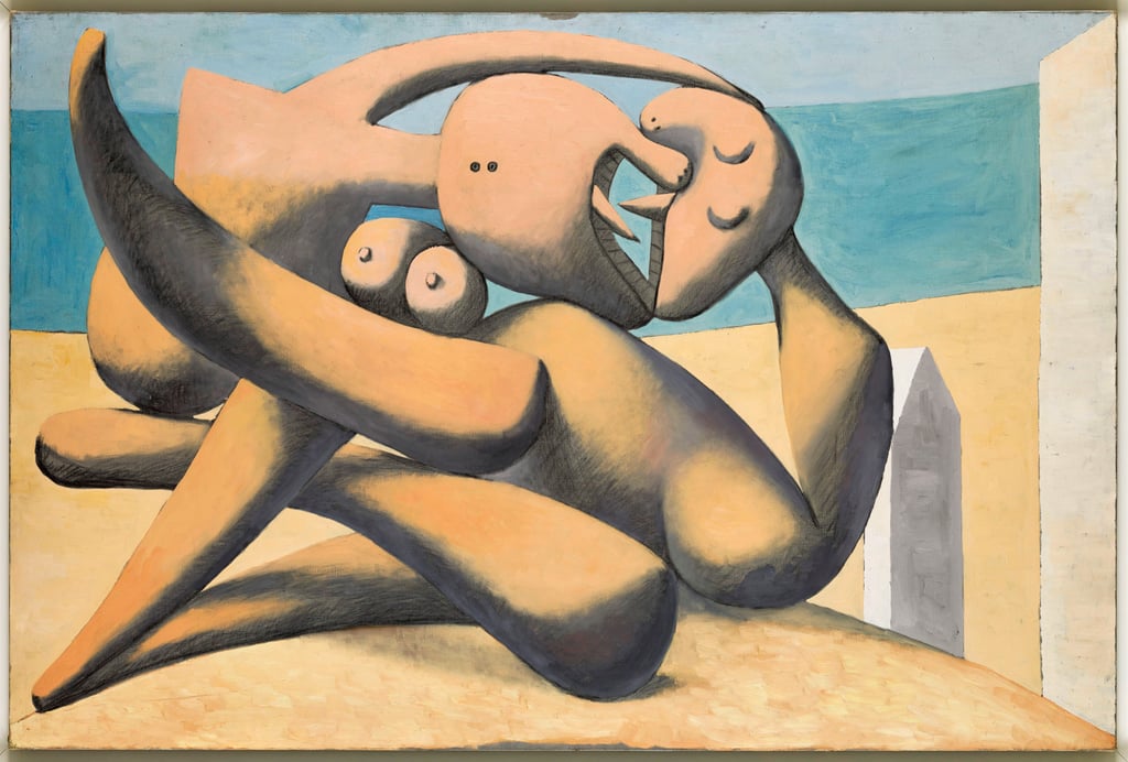 Figures by the Sea (1931) by Pablo Picasso, on display in Hong Kong. Photo: courtesy of Musée national Picasso-Paris Figures by the Sea (1931) by Pablo Picasso, on display in Hong Kong. Photo: courtesy of Musée national Picasso-Paris