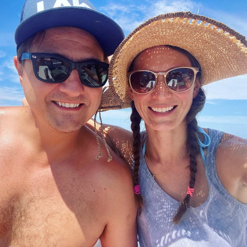 MSNBC host Chris Hayes and his wife Kate Shaw. Photo: @kateashaw/Instagram