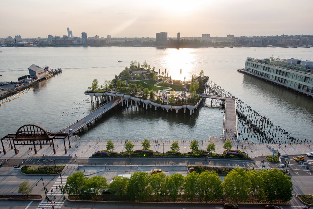Little Island in New York, designed by Thomas Heatherwick. Photo: Handout Little Island in New York, designed by Thomas Heatherwick. Photo: Handout
