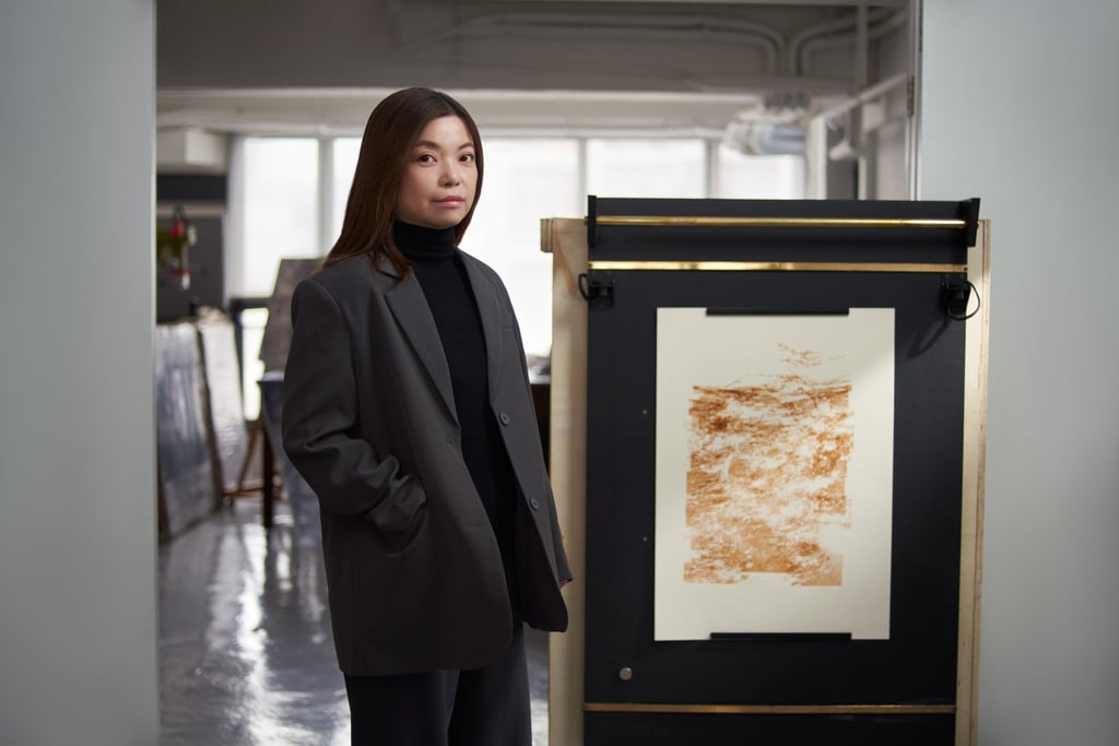 Artist Phoebe Hui, who created a massive installation hanging outside The Peninsula Hong Kong. Photo: The Peninsula Artist Phoebe Hui, who created a massive installation hanging outside The Peninsula Hong Kong. Photo: The Peninsula