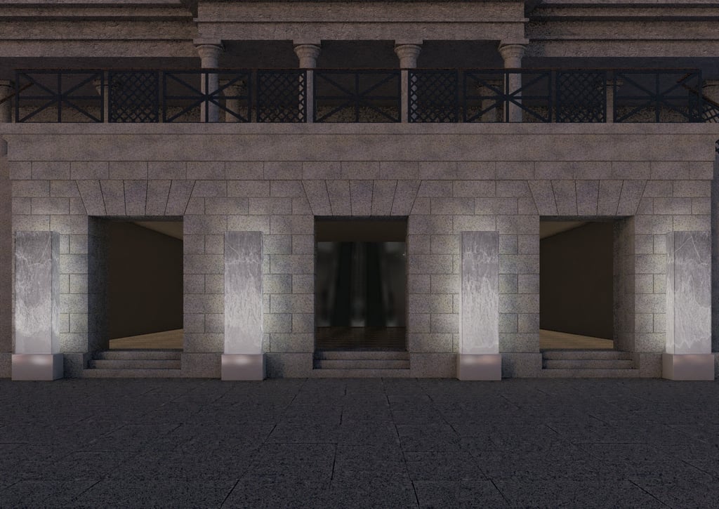 The coastal colonnade of Murray House, designed by Joyce Wang Studio, will be where the Design Trust Futures Festival is being held. Photo: Design Trust Futures Festival