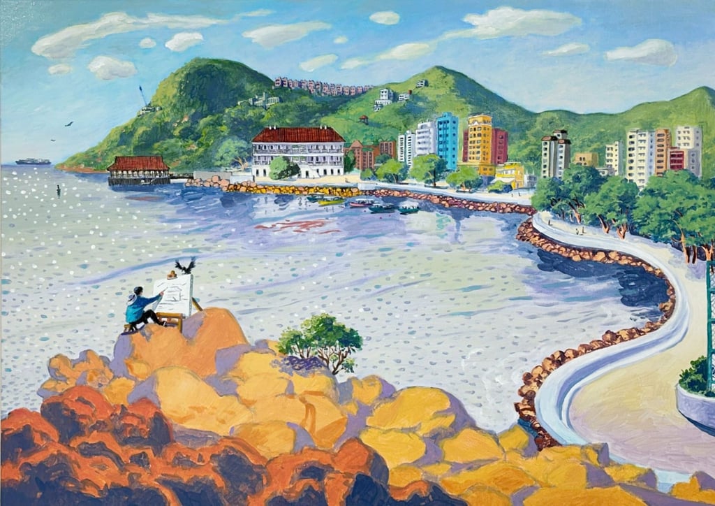 The Painter and Murray House, by Stephen Chun Hei-wong, is being exhibited as part of the Design Trust Futures Festival. Photo: Stephen Chun Hei-wong / Design Trust Futures Festival