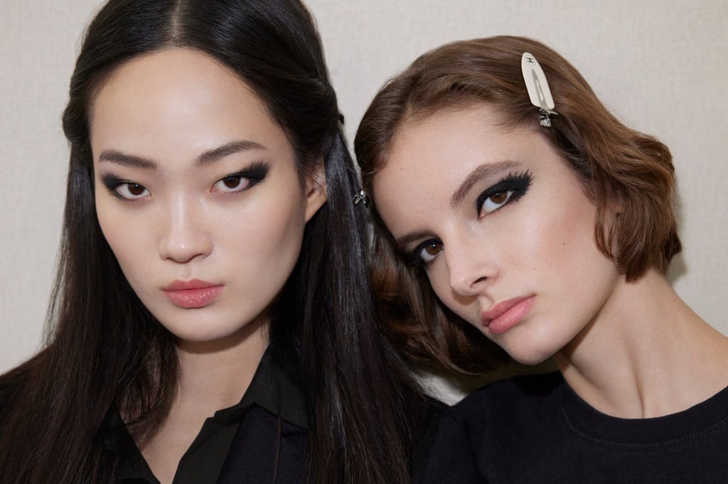 Drawn-on lashes at Chanel. Photo: Handout Drawn-on lashes at Chanel. Photo: Handout