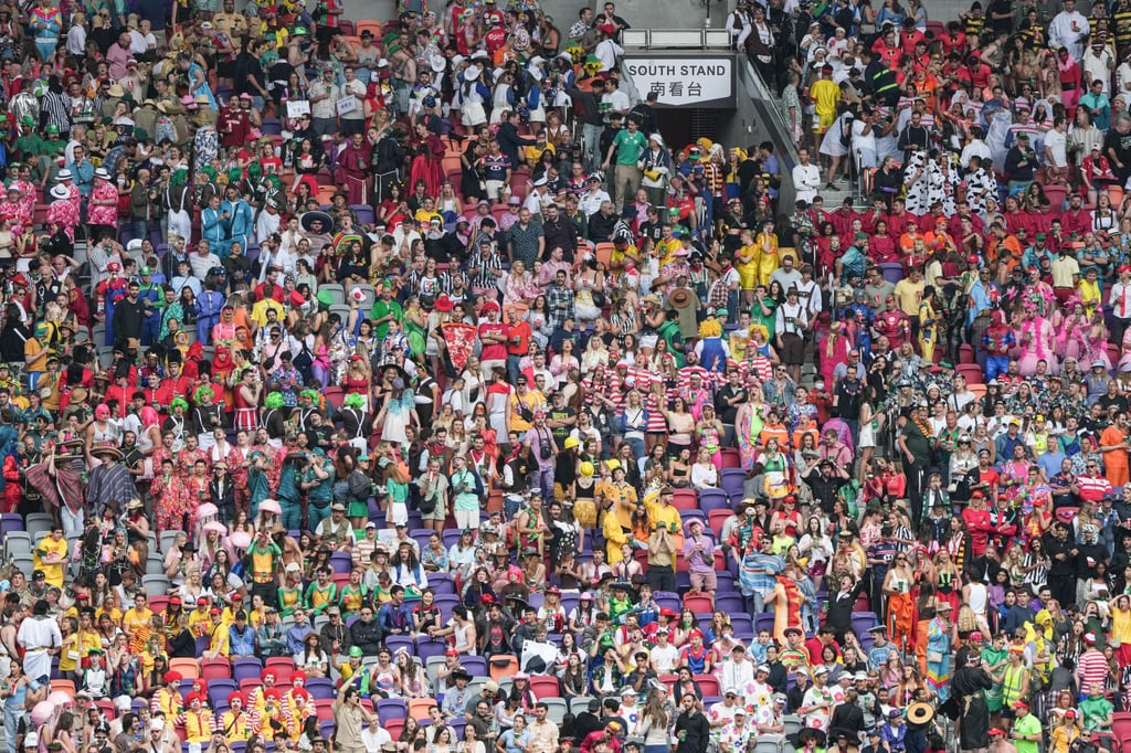 The South Stand at Kai Tak was just as lively as its famous namesake at Hong Kong Stadium. Photo: Eugene Lee The South Stand at Kai Tak was just as lively as its famous namesake at Hong Kong Stadium. Photo: Eugene Lee