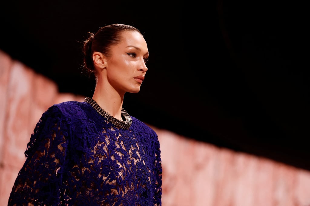 Bella Hadid for Saint Laurent. Photo: Reuters Bella Hadid for Saint Laurent. Photo: Reuters