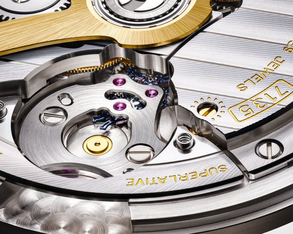 A close-up of the Oyster Perpetual Land-Dweller 40.