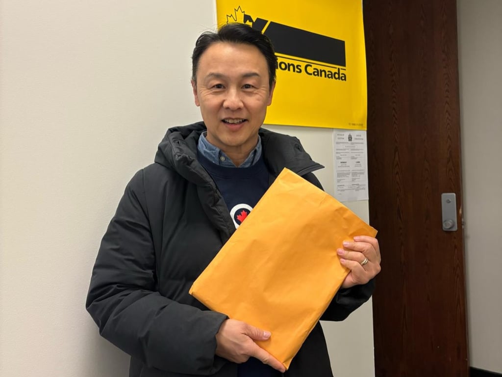 Joseph Tay, a former actor and founder of Canada-based NGO Hongkonger Station, is among 19 opposition figures with a HK$1 million bounty for allegedly contravening the Beijing-imposed national security law. Photo: handout Joseph Tay, a former actor and founder of Canada-based NGO Hongkonger Station, is among 19 opposition figures with a HK$1 million bounty for allegedly contravening the Beijing-imposed national security law. Photo: handout
