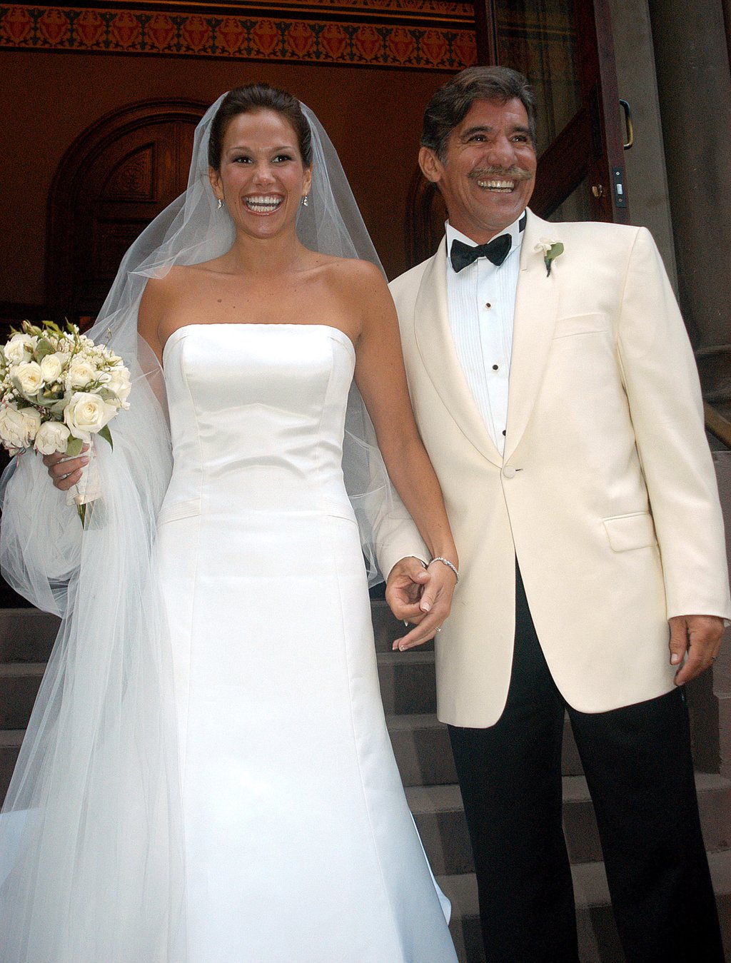 Erica Levy and Geraldo Rivera married at New York’s Central Synagogue in 2003. Photo: FilmMagic
