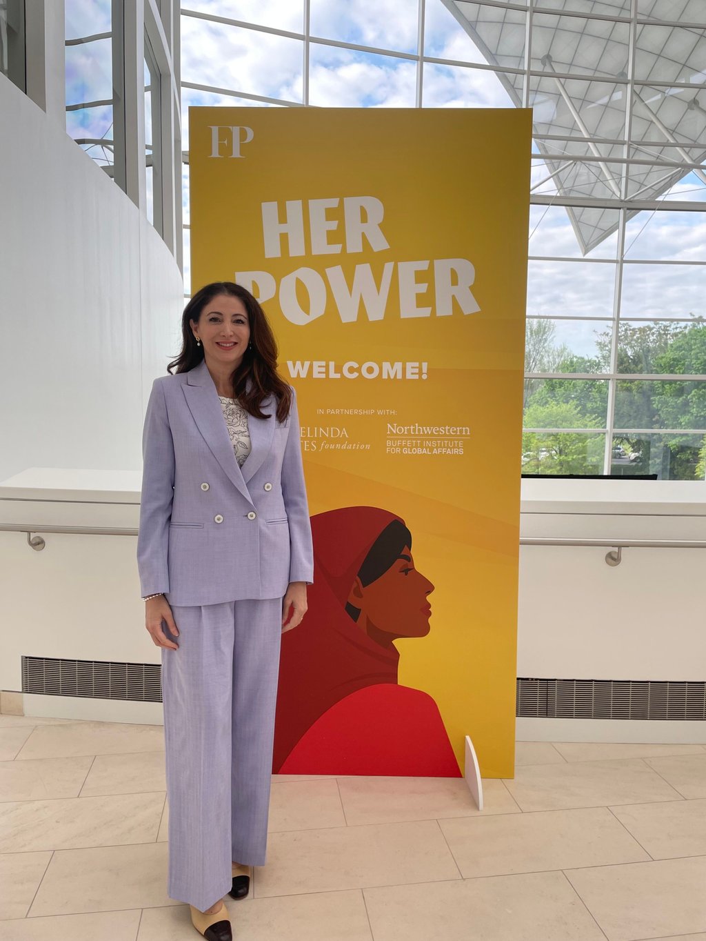 Julia Nesheiwat at an event for advancing women’s roles in energy security & foreign policy last April. Photo: @JuliaNesheiwat/X
