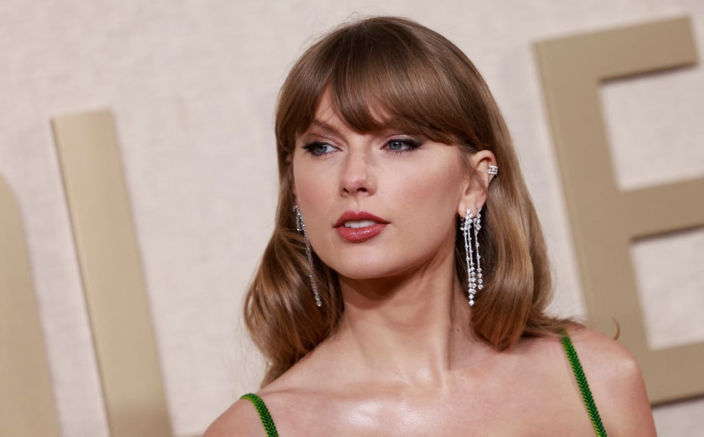 Taylor Swift, a long-time style icon, arrives at the 2024 Golden Globe Awards in Beverly Hills, Los Angeles. Photo: Getty Images/TNS Taylor Swift, a long-time style icon, arrives at the 2024 Golden Globe Awards in Beverly Hills, Los Angeles. Photo: Getty Images/TNS