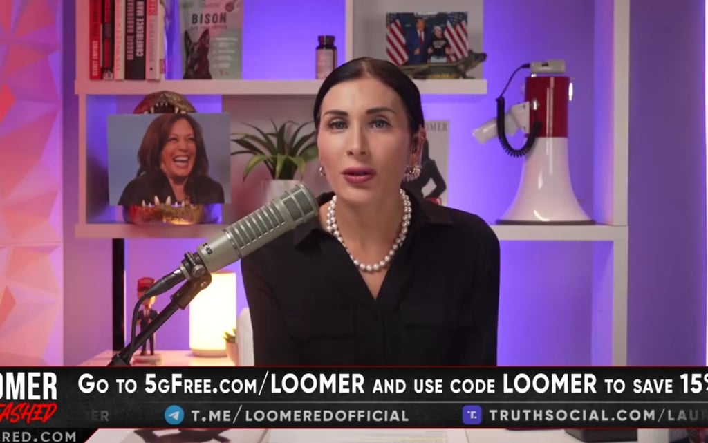 Laura Loomer. Photo: X @LauraLoomer Laura Loomer. Photo: X @LauraLoomer
