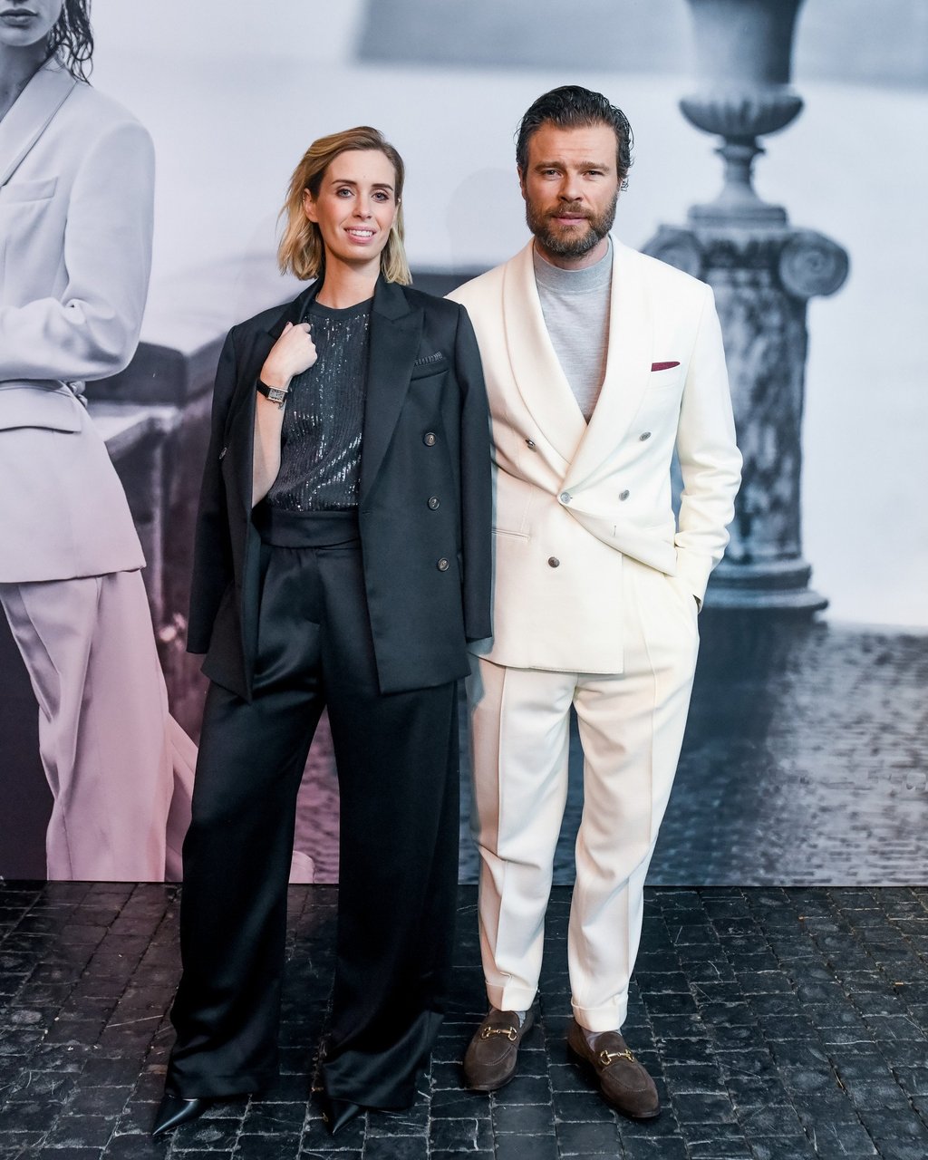 Carolina Cucinelli with her husband Alessio Piastrelli, who sits on the company’s board. Photo: BFA.com