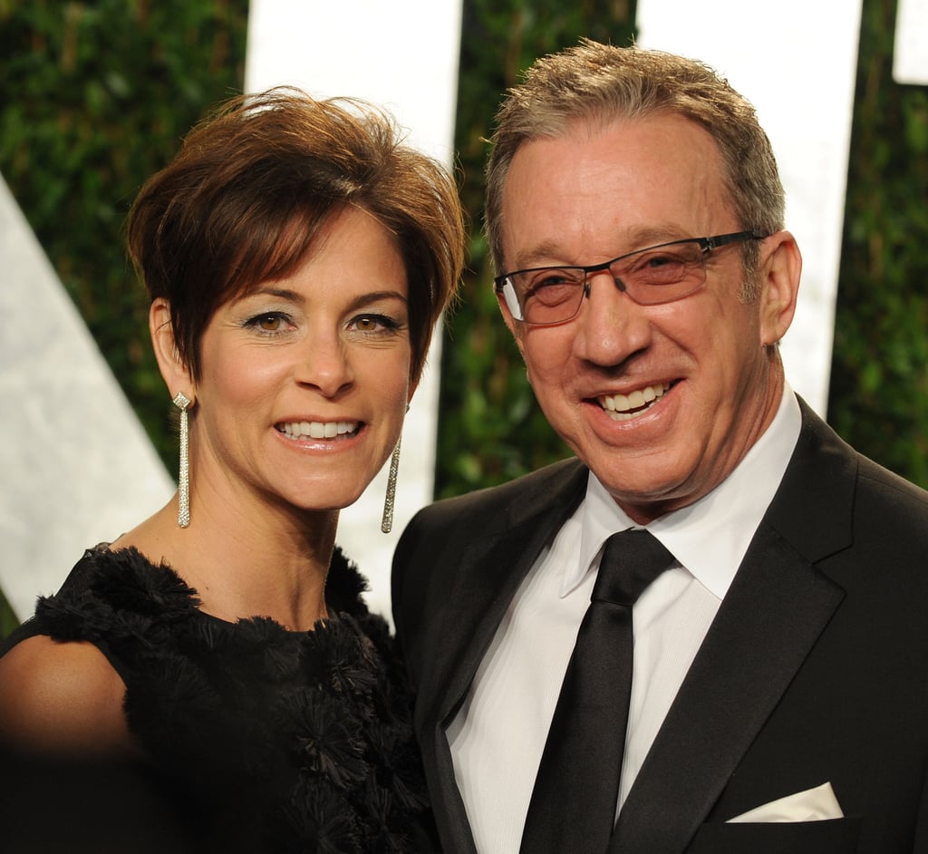 Jane Hajduk and Tim Allen at the 2012 Vanity Fair Oscar party. Photo: WireImage
