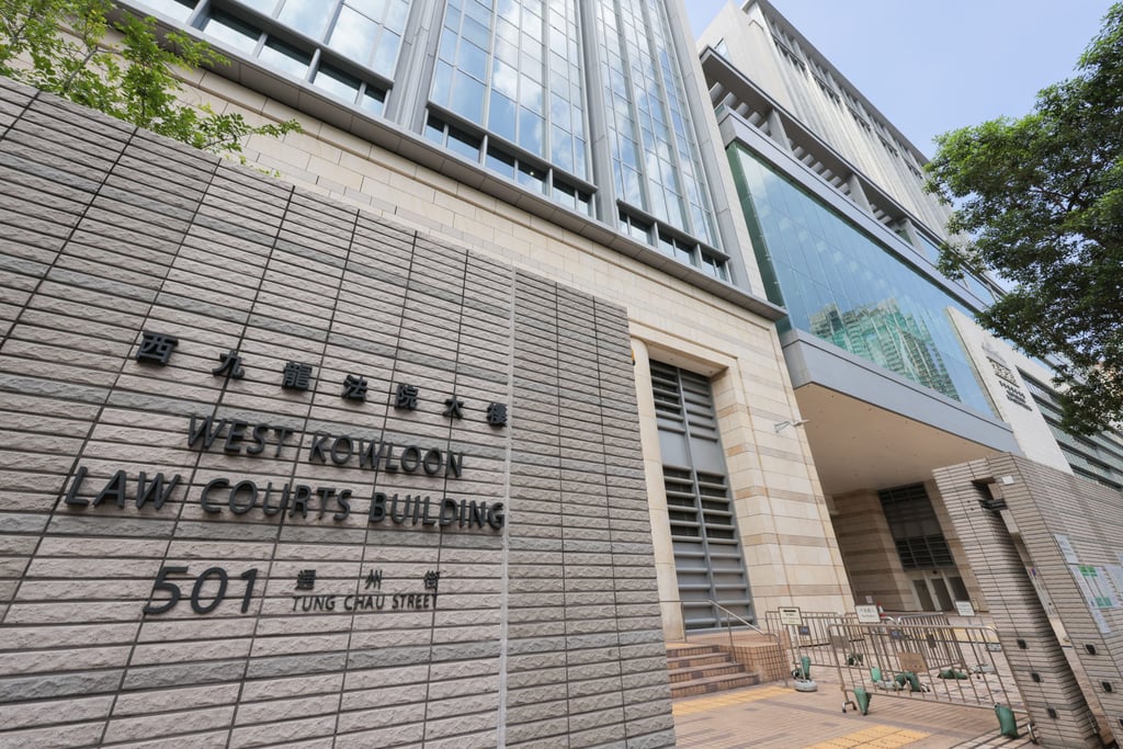 The suspect has appeared in West Kowloon Court to face the charges. Photo: Jelly Tse The suspect has appeared in West Kowloon Court to face the charges. Photo: Jelly Tse