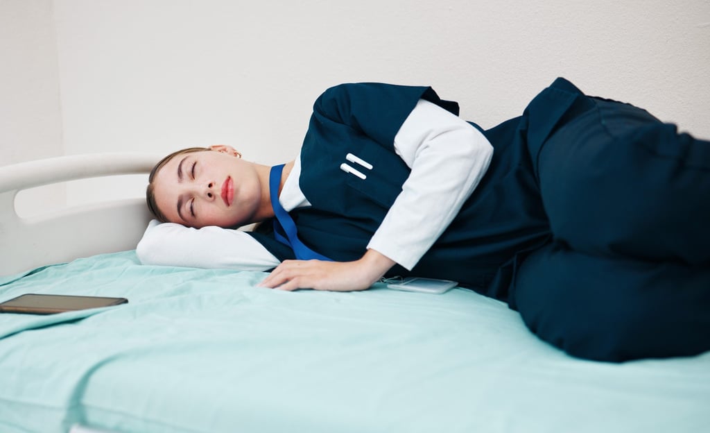 Sleeping during the day is not as restorative as sleeping at night. Photo: Shutterstock