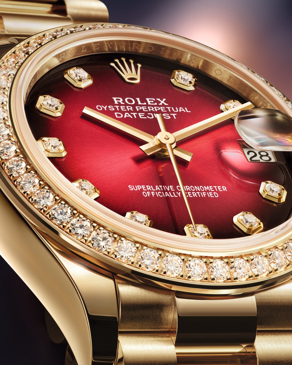 The Rolex Oyster Perpetual Datejust 31’s highlight is its stunning red dial. Photo: Handout The Rolex Oyster Perpetual Datejust 31’s highlight is its stunning red dial. Photo: Handout