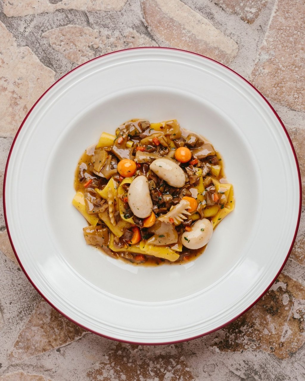 Pappardelle with chicken offal ragu at Testina. Photo: Instagram/testinahk Pappardelle with chicken offal ragu at Testina. Photo: Instagram/testinahk