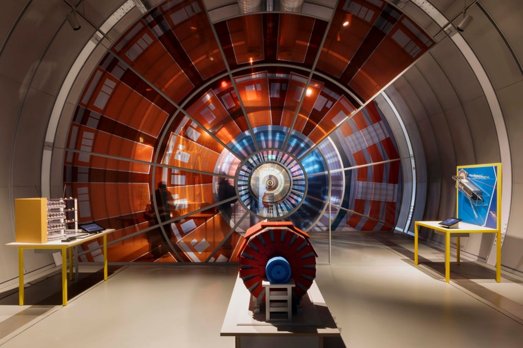 The CERN Science Gateway features a range of interactive multimedia exhibitions, hands-on workshops and events which are designed to spark visitors’ interest in science and the universe. Photo: Rolex/Guillaume Megevand The CERN Science Gateway features a range of interactive multimedia exhibitions, hands-on workshops and events which are designed to spark visitors’ interest in science and the universe. Photo: Rolex/Guillaume Megevand