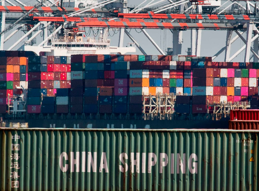 In this file photo taken on September 14, 2019, shipping containers from China and other Asian countries are unloaded at the Port of Los Angeles. Photo: AFP In this file photo taken on September 14, 2019, shipping containers from China and other Asian countries are unloaded at the Port of Los Angeles. Photo: AFP