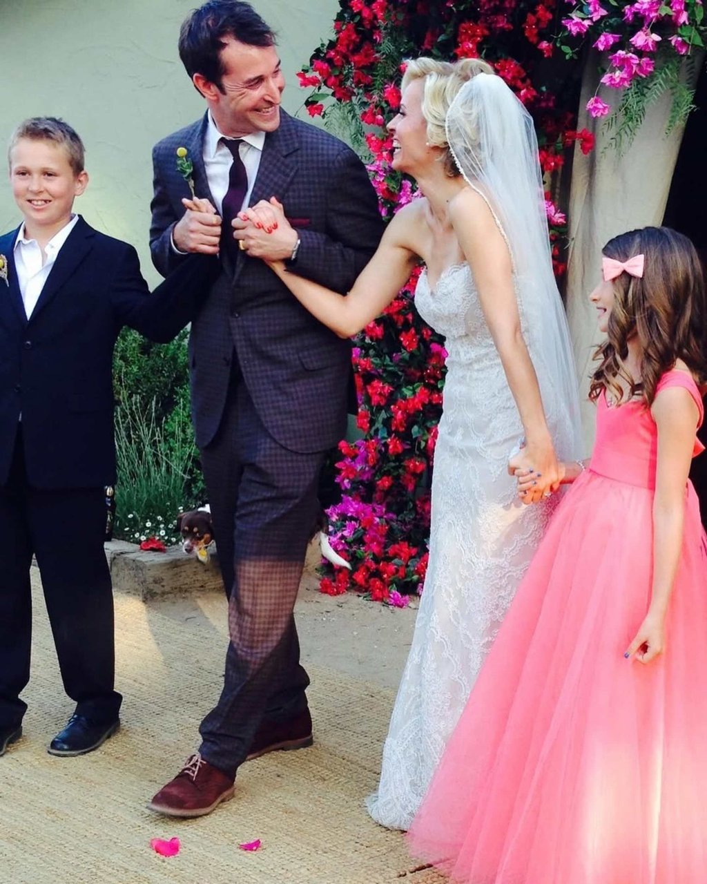 Sara Wyle shared this throwback photo to mark her 10th wedding anniversary with Noah Wyle. Photo: @sarawyle/Instagram