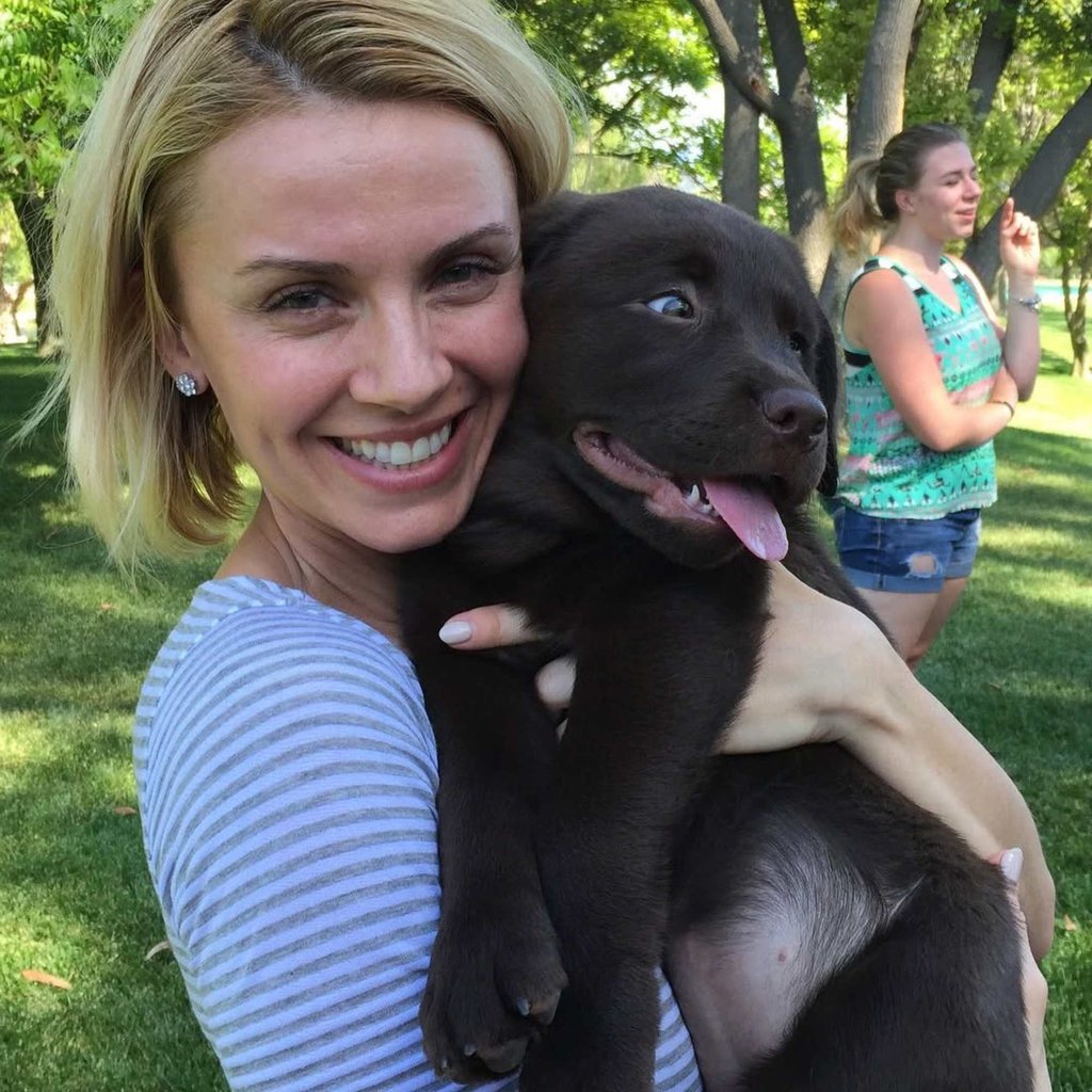 Sara Wyle is a dog mum. Photo: @sarawyle/Instagram