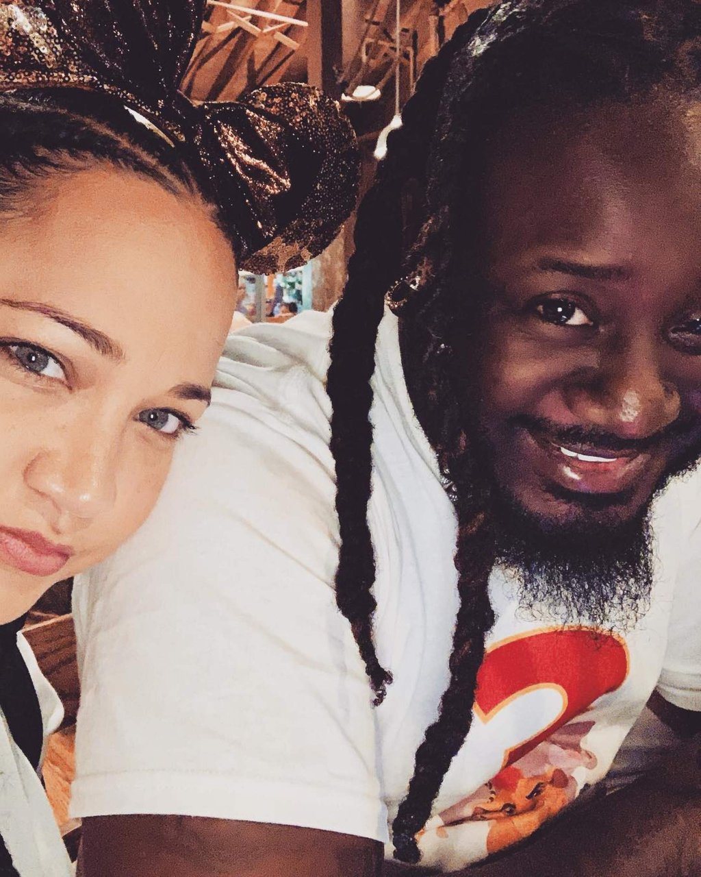 Amber Najm and T-Pain in 2018. Photo: @panpan2211/Instagram Amber Najm and T-Pain in 2018. Photo: @panpan2211/Instagram