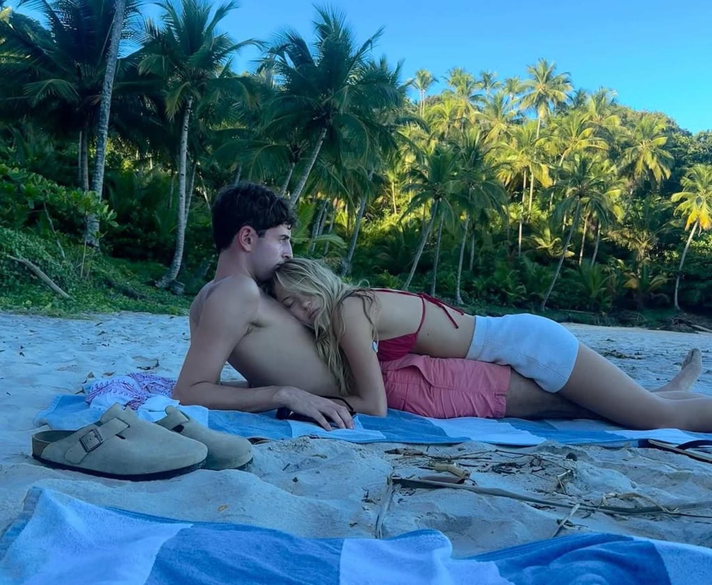 Yoni Helbitz and Lila Moss on holiday in Brazil recently. Photo: @stellajones/Instagram