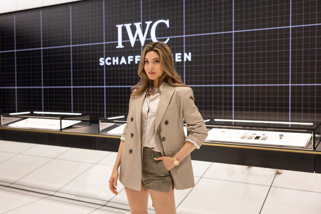 IWC Schaffhausen brand ambassador Eileen Gu at Watches and Wonders on April 1. Photo: Getty Images IWC Schaffhausen brand ambassador Eileen Gu at Watches and Wonders on April 1. Photo: Getty Images