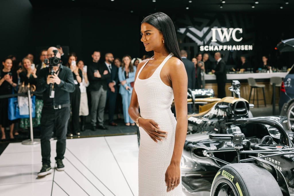 Bridgerton’s Simone Ashley at the IWC Schaffhausen booth at Watches and Wonders on April 3. Photo: Getty Images Bridgerton’s Simone Ashley at the IWC Schaffhausen booth at Watches and Wonders on April 3. Photo: Getty Images