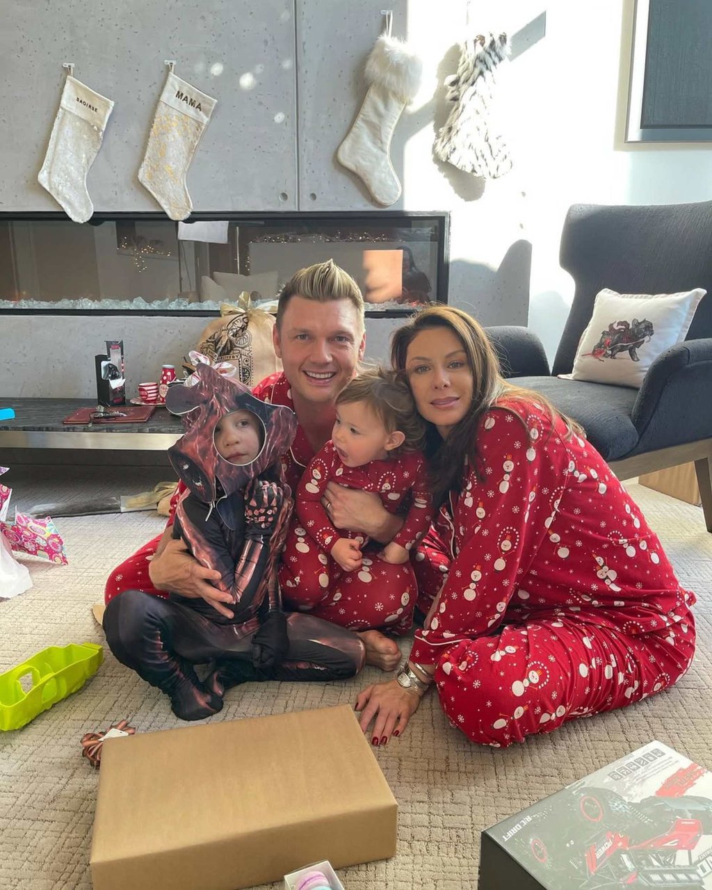 Nick Carter, Lauren Kitt Carter and their children celebrating Christmas in 2020. Photo: @laurenkittcarter/Instagram Nick Carter, Lauren Kitt Carter and their children celebrating Christmas in 2020. Photo: @laurenkittcarter/Instagram